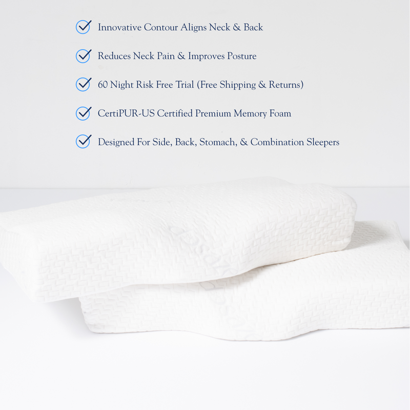 Dosaze™ Contoured Orthopaedic Side Sleeper Pillow